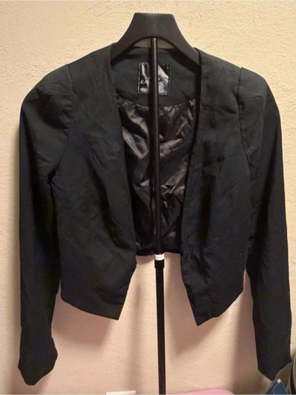 Legacy Black Cropped Blazer Jacket